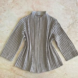 Chico's Vintage Taupe Travelers Jacket